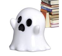 Halloween Resin Ornaments, Miniature Ghost Figures, Pumpkin Ornaments, DIY Fairy Halloween Garden Ghost Doll Miniature Landscape for Home Outdoor Garden