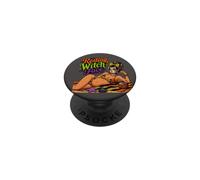 Halloween Resting Witch Face Beachy Sugar Skull Goth PopSockets Adhesive PopGrip