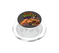 Halloween Resting Witch Face Beachy Sugar Skull Goth PopSockets PopGrip for MagSafe