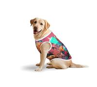 Halloween Revelry Dog Pure Cotton Tshirts for Medium & Large Dogs,Breathable Stretchy Tank Top Sleeveless Vest Tee Shirt