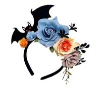 Halloween Rose Bat Hairband Elegant Costume Accessory Practical Resin Lightweight For Parties Role Play Gothic Halloween Hair Accessories