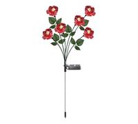 Halloween Rose Eyeball Pathway Light Solar Simulation Eyeball Stake Lamp (Red)