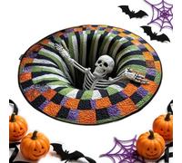 Halloween Rug Non-Slip, Scary, Soft, Scary, 3D Optical