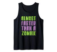 Halloween Running Faster Than A Zombie - Halloween Running Tank Top
