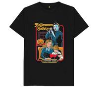 Halloween Safety A Sitters Guide Kids Womens Mens T Shirt Medium Black