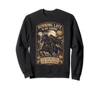 Halloween Salem Coven 1692 Frequent Flyer Witch Art Sweatshirt