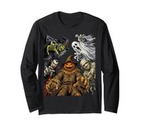 Halloween Scarecrow Pumpkin Witch Ghost Vampire Mummy Long Sleeve T-Shirt