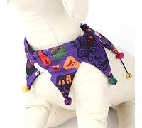 Halloween Scarf Pumpkin Costume Dogs Party Neck Scarf Collar Dress Up Clothing Festival Costume Photo Outfit For Pet