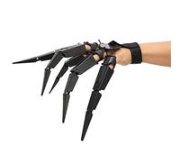 Halloween Scary and Flexible Articulated Fingers, Articulated Finger Extensions, 3D Printed Finger Skeleton Extensions for Halloween Witch Ghost Cosplay Boy(left)