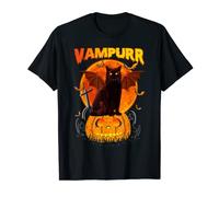 Halloween Scary Cat Vampire Women Girl Man T Shirt T-Shirt