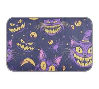 Halloween Scary Cheshire Cat Summer pad for cat Self Cooling 38" x 23" cooling pad for rabbits cozy sleeping portable camas frias para perros M