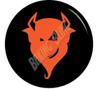 Halloween Scary Devil Lucifer Black & Orange Cake Toppers