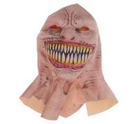 Halloween Scary Devil Mask for Adults Lightweight Latex with Movable Mouth Realistic Evil Face Shape Cosplay and Decorations Accessory