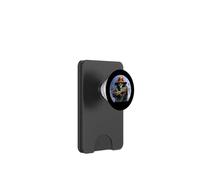 Halloween Scary Skeleton Under The Full Moon PopSockets PopWallet for MagSafe