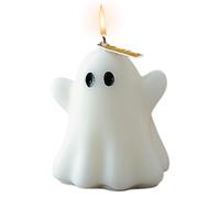 Halloween Scented Candle - Halloween Ghost Scented Candle, Ghost Scented Candles White Candles | Scary Scented Candles, Home Decoration, Ghost Shaped Candles, Halloween Party Bedroom Decorations
