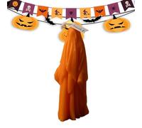 Halloween Scented - Halloween Ghost | Horror Indoor Decoration for Parties | Table Decorative Candle, Safe Spooky Atmosphere for Bedroom, Living Room