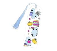 Halloween Scratch - Gothic Skeleton Tarot Bookmarks Metal Bookmarks | Coloring Pumpkin Ghosts | Coloring Bookmark Halloween for Children