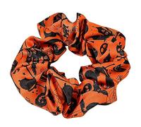 Halloween Scrunchies Pumpkin Hair Scrunchies Hair Ties Soft Elastic Hair Bands Hair Scrunchy Ties Hair Accessories