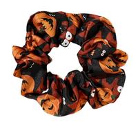 Halloween Scrunchies Pumpkin Hair Scrunchies Hair Ties Soft Elastic Hair Bands Hair Scrunchy Ties Hair Accessories