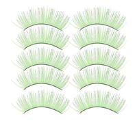 Halloween Season False Eyelashes 5 Pairs Exaggerated Long Fiber Lashes | Dramatic Volume Effect, Comfortable Wear, for Costume Party and Photo Shoots, Bold Stage Look
