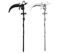 Halloween Season Metal Hair Pin with Sunflower Motif | Secure Bun Hold, Long-lasting Support for Thick Hair, Smooth Hand-polished Finish, Renaissance Festival and Office Updos