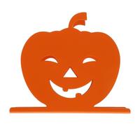 Halloween Season Pumpkin Iron Napkin Stand Holder for Kitchen Parties | Rustic Modern Orange Decor, Year-round Use, Resists Daily Wear and Tear, Home Dining Accent