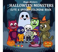 Halloween Season Special: Monsters Coloring book for Kids Teen & Adults Cute Funny Spooky Monsters Pages