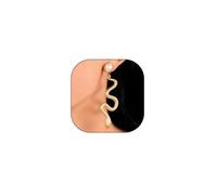 Halloween Serpent Snake Animal Earrings Black Gothic Snake Stud Earrings Egyption Snake Long Dangle Earrings for Party Club Women Gift (pearl snake earrings(gold))