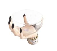 Halloween Serving Bowl - Decorative Party Snack Dish for Candy & Treats | Scary Pumpkin or Skeleton Design, Durable Halloween Tableware for Chips, Starters and Centerpiece for Holiday Party