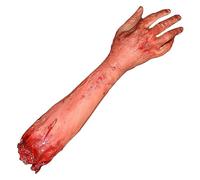 Halloween Severed Arm Horror Bloody Fake Tool Broken Arm Prank Trick Halloween Party Props, Fake Body Parts
