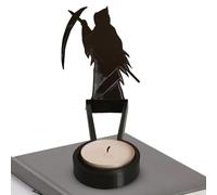 Halloween Shadow Candle Holder Decoration - Funny Shadow Candlesticks | Spooky Shadow Caster Candlelight Stand, Spooky Metal Artwork, Black Gothic Design for Party