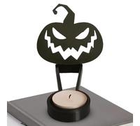 Halloween Shadow Candle Holder Decoration - Funny Shadow Candlesticks | Spooky Shadow Caster Candlelight Stand, Spooky Metal Artwork, Black Gothic Design for Party