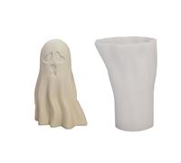 Halloween Shapes Ghost Silicone Moulds Creative Halloween Casting 3D Silicone Mould for Aromatherapy Resin Candles Fun and Ghost Design that is Sure to Impress.