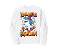 Halloween Shark Tralalero Tralala Italian Brainrot Meme Kids Sweatshirt