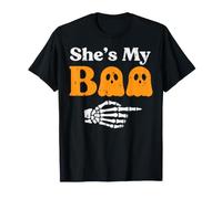 Halloween Shes My Boo Ghost Couple Matching Costume Men T-Shirt