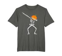 Halloween Shirts Boys Kids Dabbing Skeleton Pumpkin T-Shirt