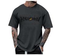 Halloween Shirts for Men Short Sleeve Shirt, Men's Halloween Costume T-Shirt 3D Print Photo-Realistic Short Sleeve Tshirt for Halloween Party Outfit