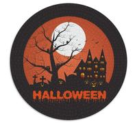 Halloween Silhouette 1000 Pieces Dope Jigsaw Puzzles Stress Reliever Family Game Difficult Challenge for Travel Gifts for Adults Or Families 1000pcs (67.5x67.5cm)