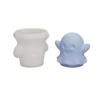 Halloween Silicone Candle Moulds, Pumpkin Skull Candle Mould - Silicone Chocolate Candle Moulds Halloween Skull for Party Decoration