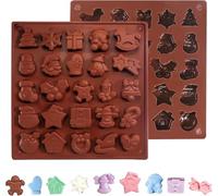 Halloween Silicone Chocolate Mould Set of 2 with Droppers, Pumpkin Bat Ghost Witch Hat Spider Tombstone Shapes, Food-Grade Candy Gummy Mould for Party Treats