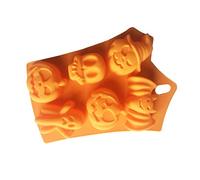 Halloween Silicone Mold Bats Spooky Pumpkin shape Chocolate Baking Tray Maker Pastry Pie Candy Making Moulds Halloween Party Kitchen Baking Bakeware Pan