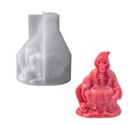 Halloween Silicone Mold Making Supplies Skull Shape Silicone Soap Craft Mold