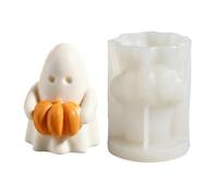 Halloween Silicone Mold with Character Pumpkin Shape, Resin and Plaster Form for Fall Shelf Decor Halloween Silicone Mold Character Pumpkin Wax Pour Resin Plaster Fall Shelf Decor Party