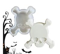 Halloween Silicone Molds, Candle Craft Moulds, Decoration Shapes, Sturdy, Flexible Non Stick, Reusable Creative Forms, for Resin, Soap, Clay, Chocolate, Jelly, Pendant, Cupcake