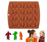 Halloween Silicone Molds - Candy Skeleton Mould | Freezer Tray Baking Mould | ice-cube Mold Tray | Silicone Nonstick Easy Release Molds For Halloween Gummy Jellies Candy Decorating Supplies
