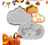Halloween Silicone Molds,Halloween Pumpkin Jars | Home Decoration Non-stick For Haunted House And Crafts With Plaster Clay Fondant For Parties