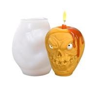 Halloween Silicone Molds - Scented Candle Craft Mold | Spooky Shape Design - Easy Release Resin Tray, Aromatherapy Art Theme Epoxy Decoration Setup Wax Figure Creator Holiday Project Tool
