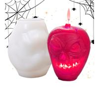 Halloween Silicone Molds,Silicone Aromatherapy Candles Mould - Spooky Craft Mold Easy Release for Epoxy Resin Plaster Aromatherapy Halloween Decoration Soap Making Art Projects