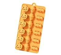 Halloween Silicone Molds | Silicone Chocolate Mold | Creative Pumpkins, Ghosts, Bats Moulds for Chocolate, Candy, Jelly,