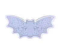 Halloween Silicone Resin Molds Bat Shape Keychain Pendant Epoxy Casting Mold Backpack Epoxy Pendant Craft Decor Halloween Silicone Molds for Candles